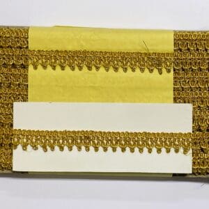 1248 Gallonband 20mm breed in Goud. 21 meter op kaart.