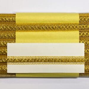 1267 Gallonband 20mm breed in Goud. 21 meter op kaart.