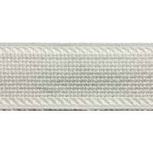 Alternative view of Borduurband Wit Katoen van 30mm breed. 25 meter op kaart.