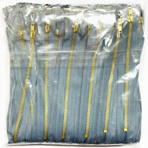 Alternative view of Broekrits Metaal T303 Jeans/Gold in 15, 16, 18, 19 en 20cm. Verpakt per 100 stuks